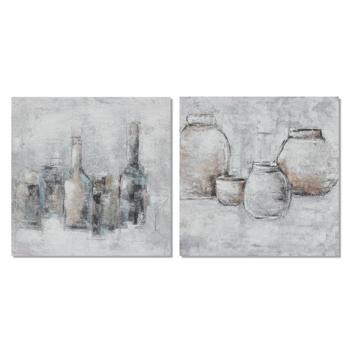 Cuadro DKD Home Decor 100 x 2,8 x 100 cm Jarrón Tradicional (2 Unidades) 0 Cuadro DKD Home Decor 100 x 2,8 x 100 cm Jarrón Tradicional (2 Unidades) 0