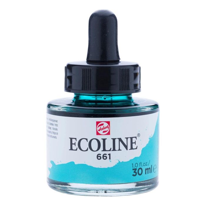 Acuarelas Talens Ecoline Verde Turquesa 30 ml (3 Unidades) 3