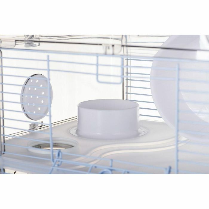 Zolux Jaula Rody3 trio ZOL3336022060225 de 3 niveles para hámsteres, ratones y jerbos - L 41 x P 27 x H 53 cm - Blanco 18