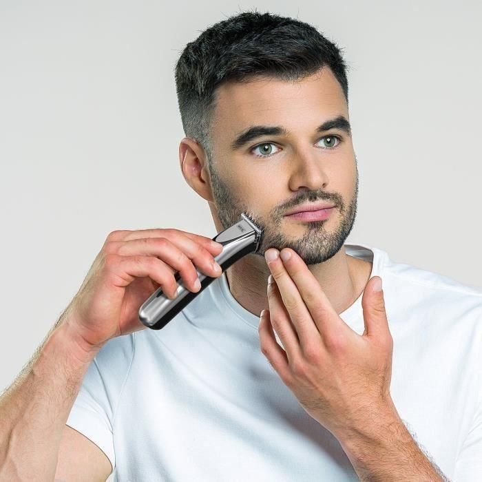 Cortapelos multifunción WAHL Elite Groom - 240 V - 150 min - Plateado/Negro 3 Cortapelos multifunción WAHL Elite Groom - 240 V - 150 min - Plateado/Negro 3