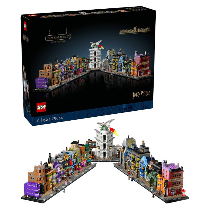 LEGO Harry Potter 76444 Tiendas Mágicas del Callejón Diagon, Juego de Construcción 2750 Piezas 5