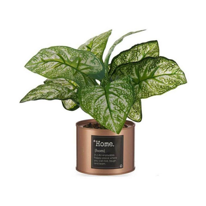 Planta Decorativa Ibergarden Home Metal Plástico Lata 26 x 26 x 26 cm Cobre (6 Unidades) 1