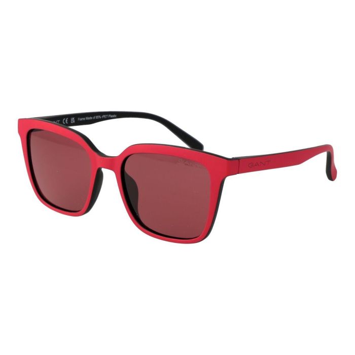 Gant Gafas GA00008 77S - Gafas de Sol cuadradas unisex, montura rosa/fucsia, cristal burdeos 3 Gant Gafas GA00008 77S - Gafas de Sol cuadradas unisex, montura rosa/fucsia, cristal burdeos 3
