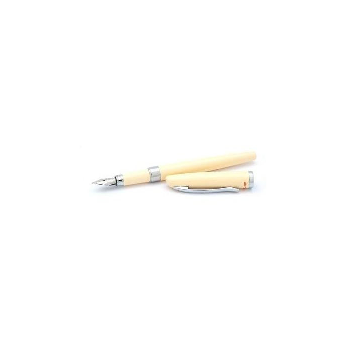 Pluma Inoxcrom Prime Vintage Metalico Lacado Beige