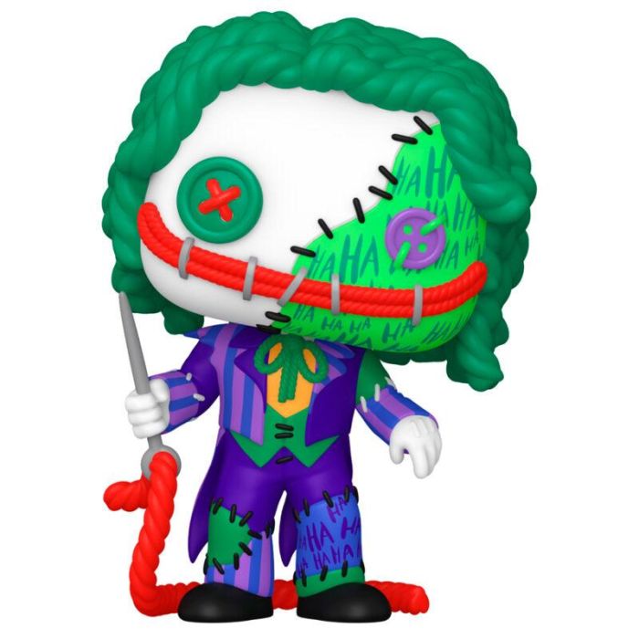 Funko 80906 Pop! The Joker Patchwork DC Comics Figura Coleccionable de Vinilo para Fans del Príncipe Payaso del Crimen de DC Comics 1