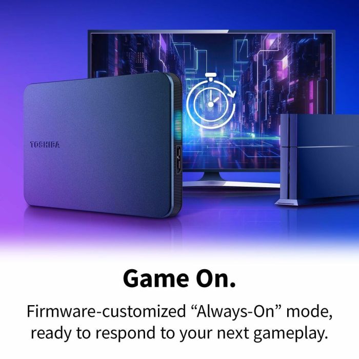 Disco Duro Externo Toshiba HDTX220EK3AA Negro Concha HDD 2 TB HDD 7