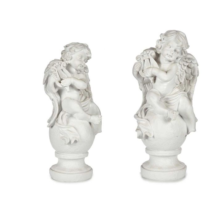 Figura Poliresina Angel Arpa Krist+ 30X58CM (2 Unidades) Figura Poliresina Angel Arpa Krist+ 30X58CM (2 Unidades)