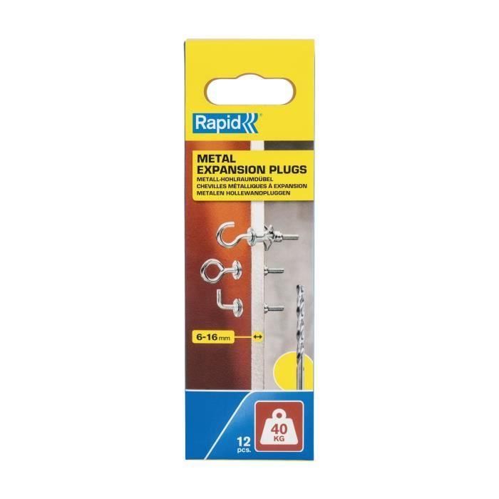 Taco de expansión metálico ø11x37 tornillo ø5 (bolsa 12 unid) Taco de expansión metálico ø11x37 tornillo ø5 (bolsa 12 unid)