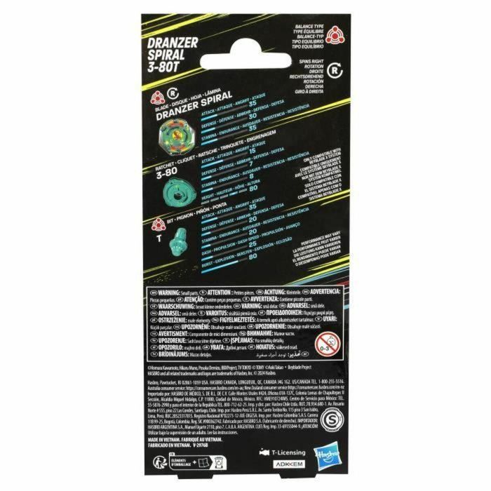 Figura Articulada Hasbro Dranzer Spiral 3-80T Anniversary X-Over 1 Figura Articulada Hasbro Dranzer Spiral 3-80T Anniversary X-Over 1