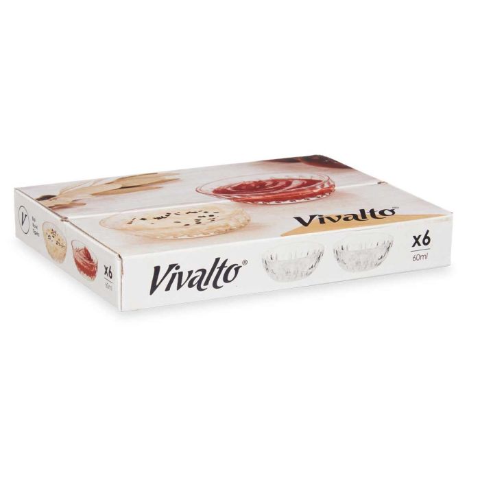 Salsero Vidrio Redondo 60Ml Vivalto 8X3CM (72 Unidades) 2 Salsero Vidrio Redondo 60Ml Vivalto 8X3CM (72 Unidades) 2