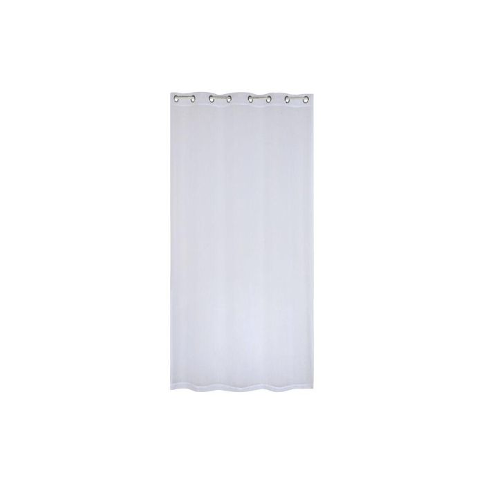 Cortina Basicos DKD Home Decor Blanco 260 x 260 x 140 cm