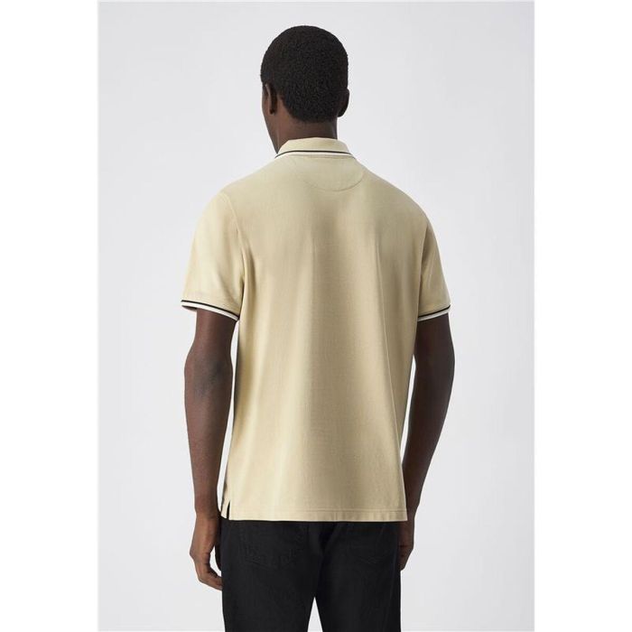Polo de Manga Corta Hombre Champion Beige S 2