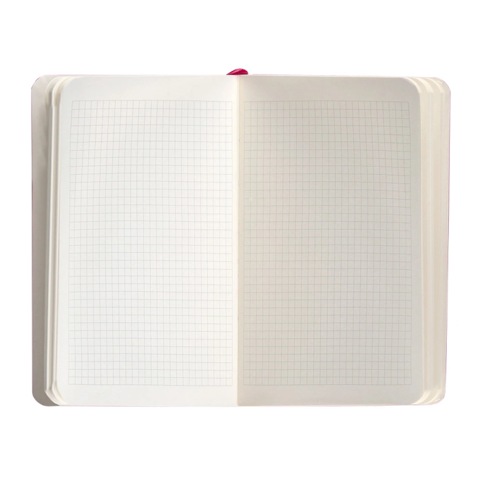 Antartik Cuaderno A6 Tapa Blanda Cuadriculado Burdeos 100 Hojas 80gr FSC 7