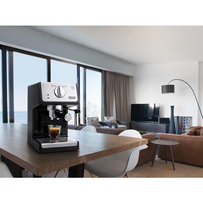 Cafetera espresso de bomba - DELONGHI - ECP33.21.BK - 15 bares - Negro / Plata 3 Cafetera espresso de bomba - DELONGHI - ECP33.21.BK - 15 bares - Negro / Plata 3
