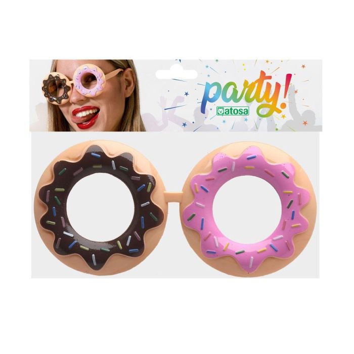 Gafas Rosquillas Carnaval Mujer Adulto Divertidas 1