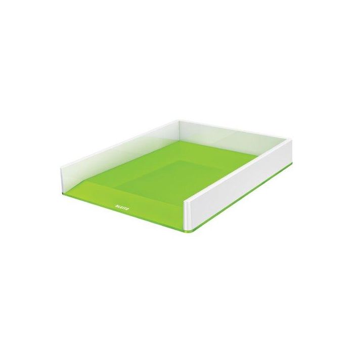 Bandeja Sobremesa Leitz Wow Dual Verde Metalizado/Blanco