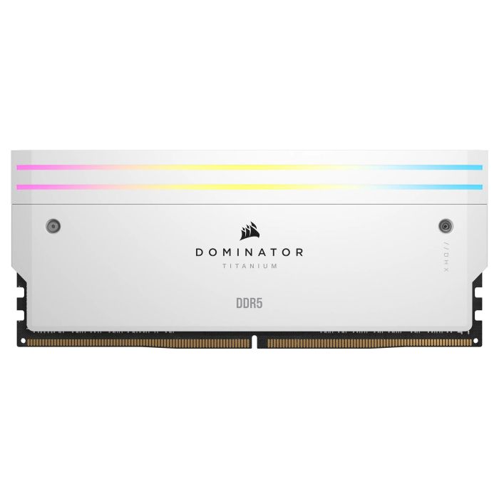 Corsair Dominator Titanium 64GB DDR5 RAM (2x32GB) 6000MHz CL30 RGB Blanco CMP64GX5M2B6000C30W 5