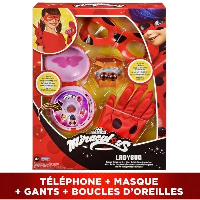 BANDAI P50619 - Set de transformación de lujo Miraculous Ladybug 2 BANDAI P50619 - Set de transformación de lujo Miraculous Ladybug 2