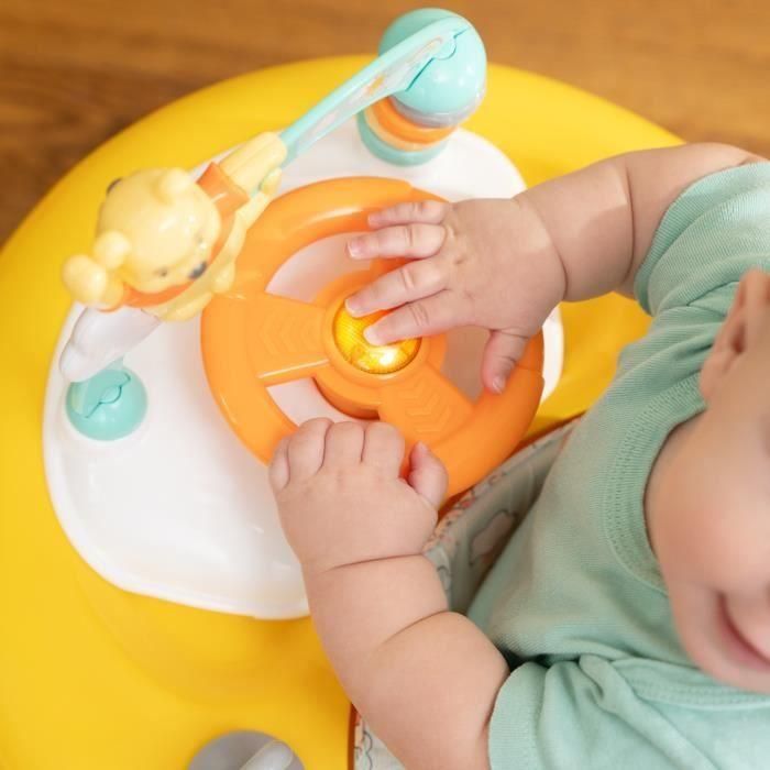 Andador plegable y evolutivo 2 en 1 DISNEY BABY -WINNIE-, juguete de actividades extraíble integrado, música, luces, altura ajustable 3 Andador plegable y evolutivo 2 en 1 DISNEY BABY -WINNIE-, juguete de actividades extraíble integrado, música, luces, altura ajustable 3