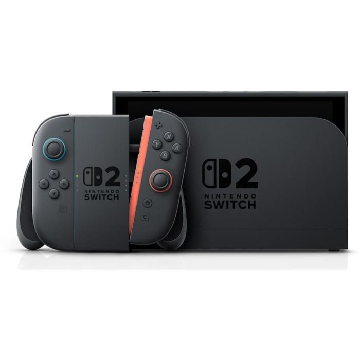 Nintendo SWITCH 2: Consola 256GB, Pantalla 7.9" HDR 4K/120fps, Joy-Con 2, Soporte Ajustable y Base Dock con LAN 8