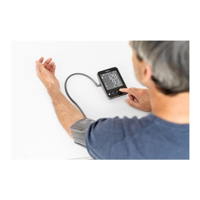 Beurer Tensiómetro de Brazo Bluetooth con Ajuste Individual de Presión y Pantalla XL 6 Beurer Tensiómetro de Brazo Bluetooth con Ajuste Individual de Presión y Pantalla XL 6