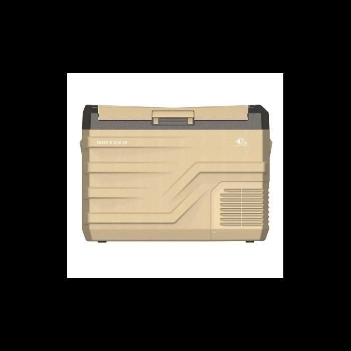 Nevera de compresión BLIZZ-E One, 27 litros, color beige y negro, de -20 °C a +20 °C 1 Nevera de compresión BLIZZ-E One, 27 litros, color beige y negro, de -20 °C a +20 °C 1