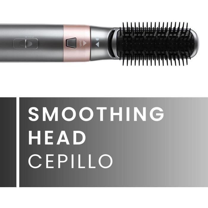 Jocca JOC8435253583536 Plancha de pelo Modelo 2412 con 3 ajustes de temperatura y 5 cabezales intercambiables, potencia 800 a 1000 W 4