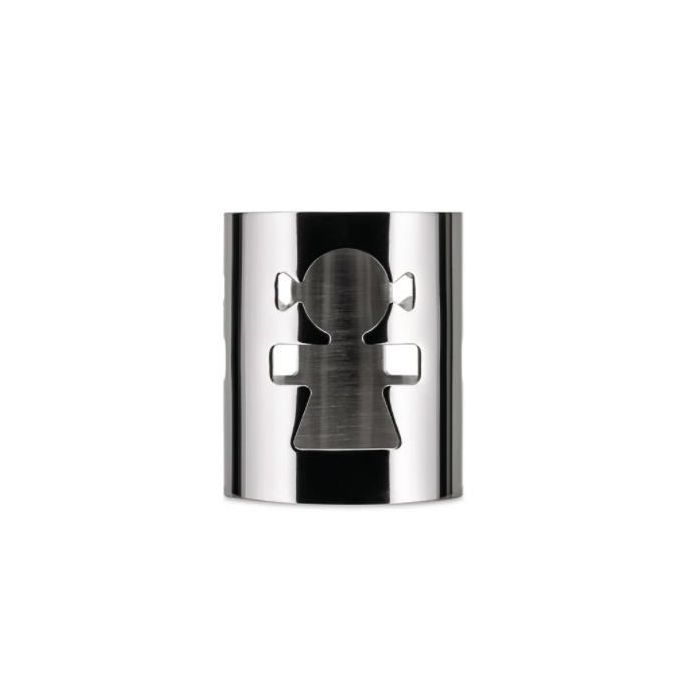 Alessi AKK10 W Servilletero Girotondo Mujer A/Inox 18/10 0 Alessi AKK10 W Servilletero Girotondo Mujer A/Inox 18/10 0
