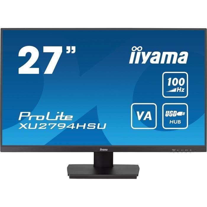 Pantalla de PC - IIYAMA - XU2794HSU-B6 - 27 VA FHD 1920 x 1080 - 1ms - 100Hz - HDMI DP - Pie regulable en altura Pantalla de PC - IIYAMA - XU2794HSU-B6 - 27 VA FHD 1920 x 1080 - 1ms - 100Hz - HDMI DP - Pie regulable en altura
