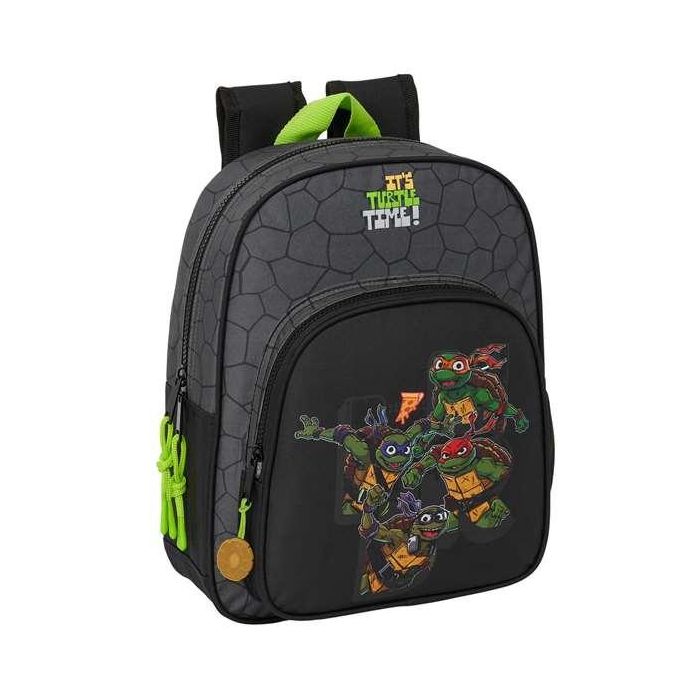 Mochila Safta Infantil Adaptable A Carro Tortugas Ninja 330x270x100 mm