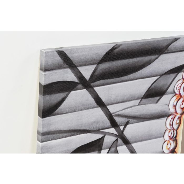 DKD Home Decor Cuadro Decorativo Oriental de Buda en Lienzo y Madera de Pino, Colores Gris y Cobrizo, Medidas 120x80 cm, Set de 3 Piezas 1 DKD Home Decor Cuadro Decorativo Oriental de Buda en Lienzo y Madera de Pino, Colores Gris y Cobrizo, Medidas 120x80 cm, Set de 3 Piezas 1
