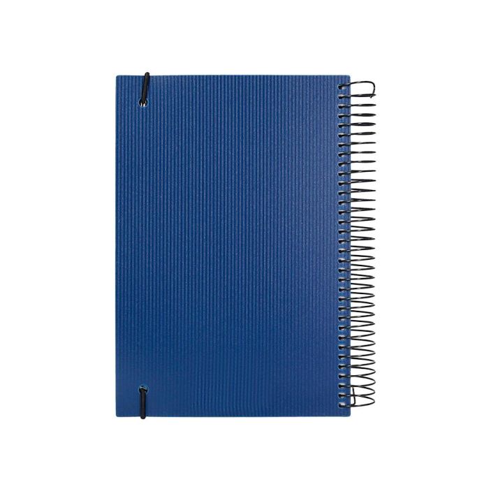 Agenda Espiral Liderpapel Olbia A5 2025 Dia Pagina Color Azul Papel 60 gr 2