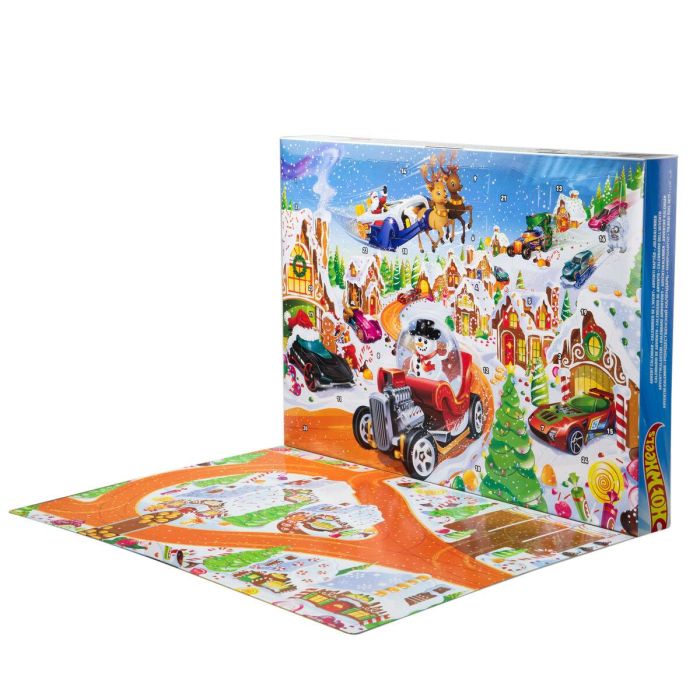 Calendario de Adviento Hot Wheels Metal Plástico Deportes 7