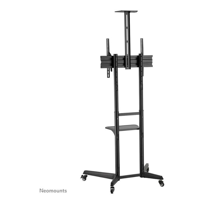 Neomounts FL50-550BL1 Carrito Móvil para Pantallas de 37"-70", Estante para Cámara, Carga Máx. 50 kg, Altura Manual 128,5-145 cm, VESA 100x100-600x400 (Negro) 15
