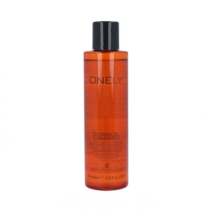 Farmavita Onely The Botanical Shampoo 200ml - Champú 10 en 1 Uso Diario para Todos los Cabellos: Brillo, Hidratación, Antifrizz, Color, Protección UV