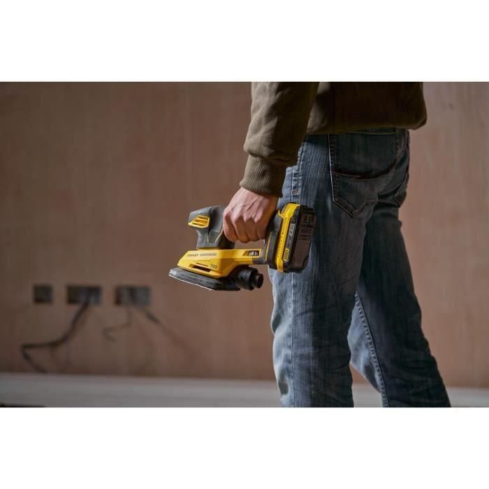 Lijadora de acabado - STANLEY FATMAX V20 - SFMCW221B-XJ - Batería de litio (sin) - 18V 5 Lijadora de acabado - STANLEY FATMAX V20 - SFMCW221B-XJ - Batería de litio (sin) - 18V 5