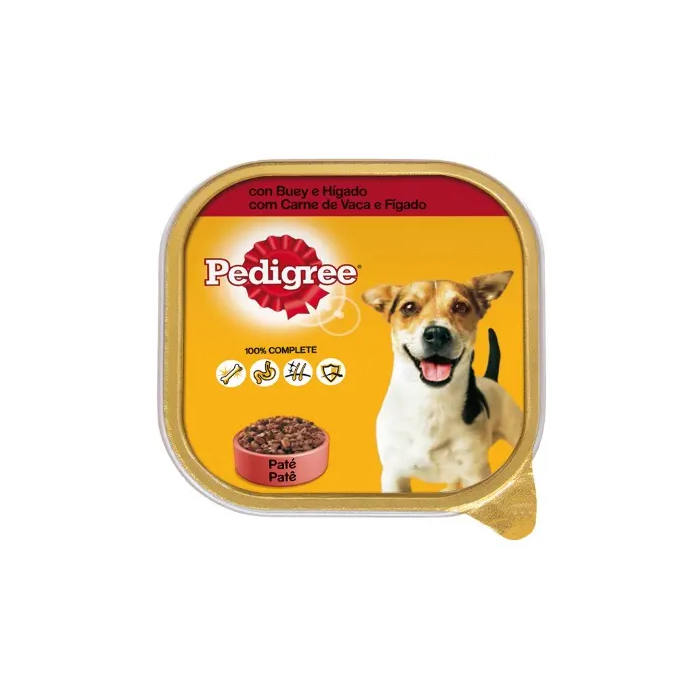 Pedigree Tarrina Buey Higado Caja 20x300 gr