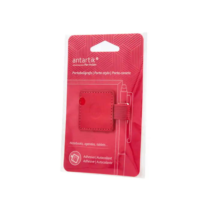 Antartik Portabolígrafos Autoadhesivo para Cuaderno Note con Elástico hasta 15 mm, Fucsia, 40x40 mm 1 Antartik Portabolígrafos Autoadhesivo para Cuaderno Note con Elástico hasta 15 mm, Fucsia, 40x40 mm 1