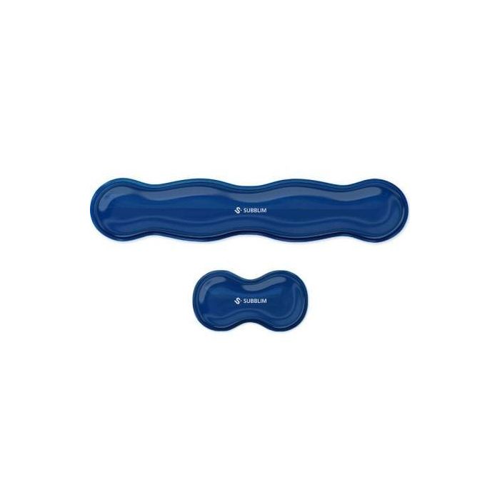 Reposamuñecas para Teclado Subblim SUBMP04E060 Azul