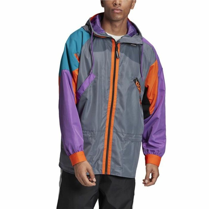 Chaqueta Deportiva para Hombre Adidas Originals Karkaj Gris oscuro 8 Chaqueta Deportiva para Hombre Adidas Originals Karkaj Gris oscuro 8