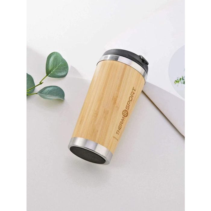 Termo Travel Mug Bambú 450 ml - Thermosport (9 Unidades) 4 Termo Travel Mug Bambú 450 ml - Thermosport (9 Unidades) 4