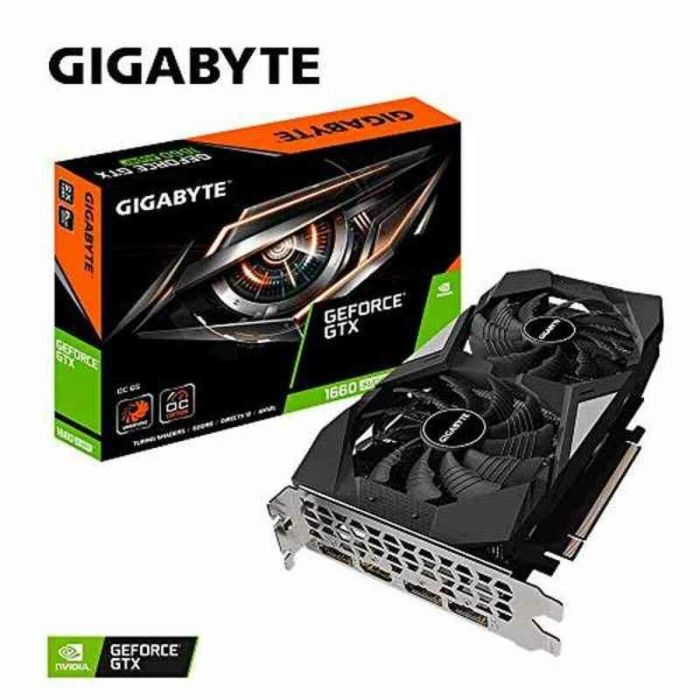 GIGABYTE GV-N166SOC-6GD Tarjeta Gráfica NVIDIA GeForce GTX 1660 SUPER 6 GB GDDR6