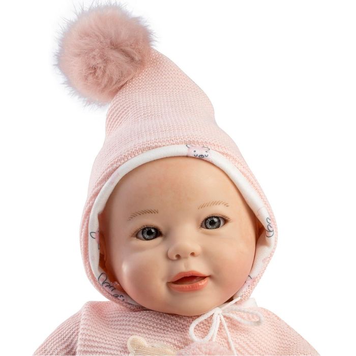 Muñecas Guca 10290 Muñeca Reborn Diana 42cm sin pelo pintada a mano cuerpo tela y vinilo tacto suave +3 años 2