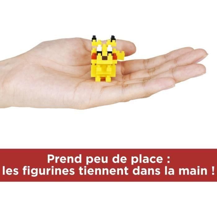Set de 6 figuras de ladrillo - BANDAI - NANOBLOCK - Pack Pokémon Eléctrico 1 Set de 6 figuras de ladrillo - BANDAI - NANOBLOCK - Pack Pokémon Eléctrico 1