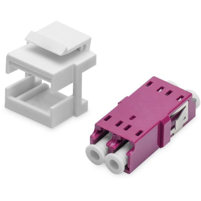 DIGITUS LWL Kupplung LC/LC Multimode-OM4 Dupl.Keystone-Modul 3 DIGITUS LWL Kupplung LC/LC Multimode-OM4 Dupl.Keystone-Modul 3