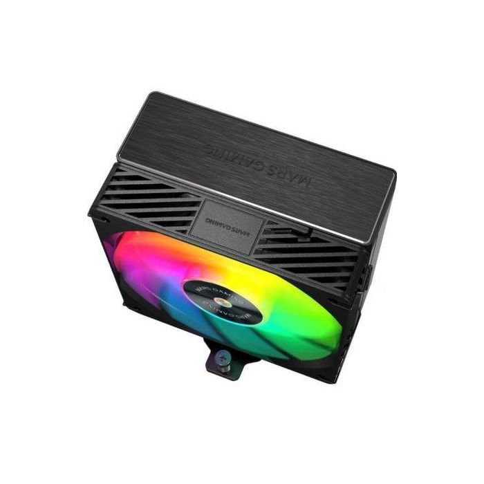 Mars Gaming MCPUX5 Disipador CPU por Aire de Doble Torre con 2 Ventiladores ARGB de 120mm PWM, 5 Heatpipes de Cobre, Compatible con Intel LGA 1700 y AMD AM5