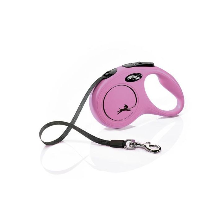 Correa para Perro Flexi NEW CLASSIC 5m Rosa Talla S