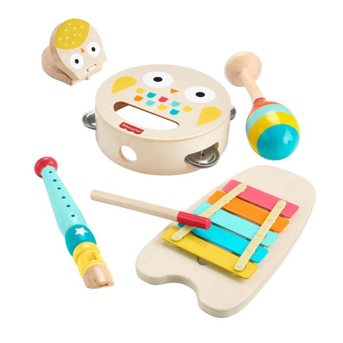 Kit Instrumentos Musicales De Madera Hxt90 Fisher Price 3 Kit Instrumentos Musicales De Madera Hxt90 Fisher Price 3