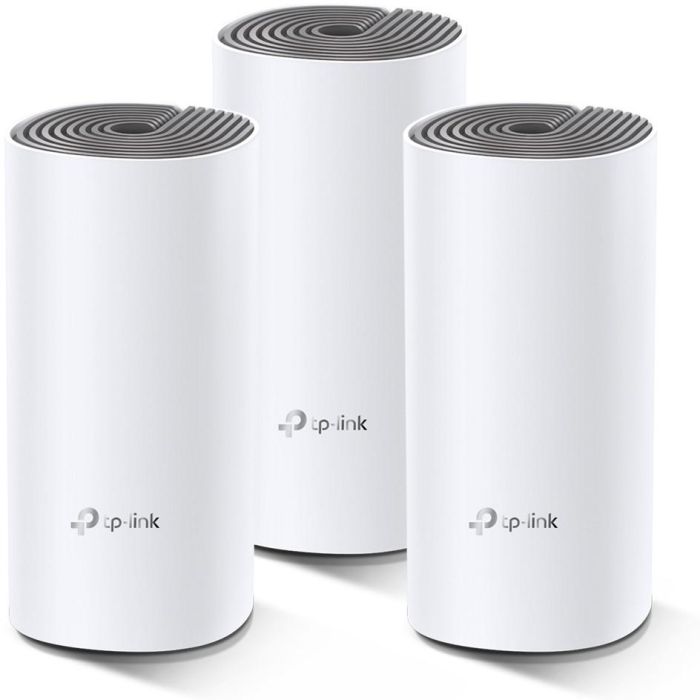 TP-Link Sistema Mesh WiFi Deco E4 Pack 3 Unidades, 1200 Mbps, Doble Banda 2.4GHz 5GHz, Cobertura hasta 370m², Roaming Continuo 1 TP-Link Sistema Mesh WiFi Deco E4 Pack 3 Unidades, 1200 Mbps, Doble Banda 2.4GHz 5GHz, Cobertura hasta 370m², Roaming Continuo 1