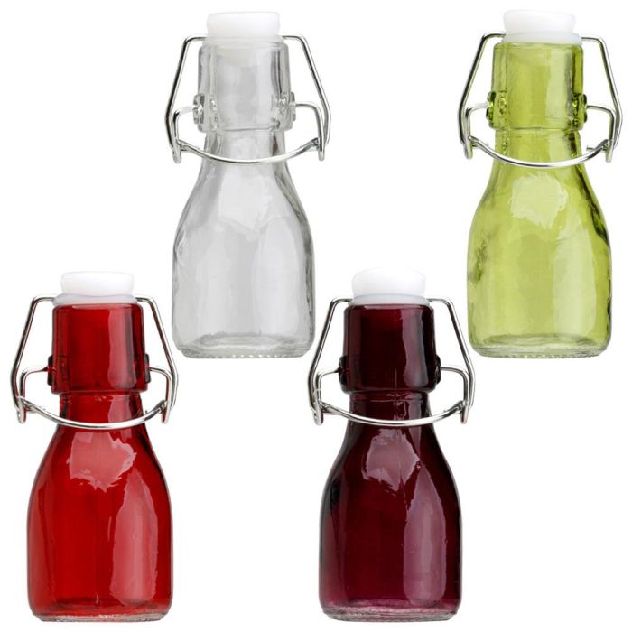 Cook Concept Bote Especias 75 Ml Cristal Transparente, Verde, Rojo, Burdeos Con Tapón Mecánico 2 Cook Concept Bote Especias 75 Ml Cristal Transparente, Verde, Rojo, Burdeos Con Tapón Mecánico 2